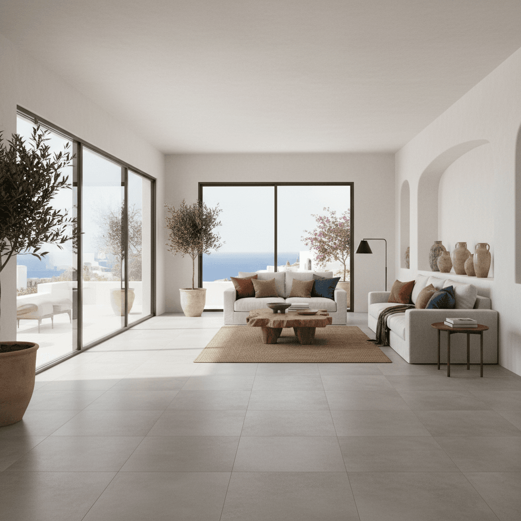 Porcelánico Efecto Cemento: Tendencias 2026 para tu Reforma en la Costa del Sol