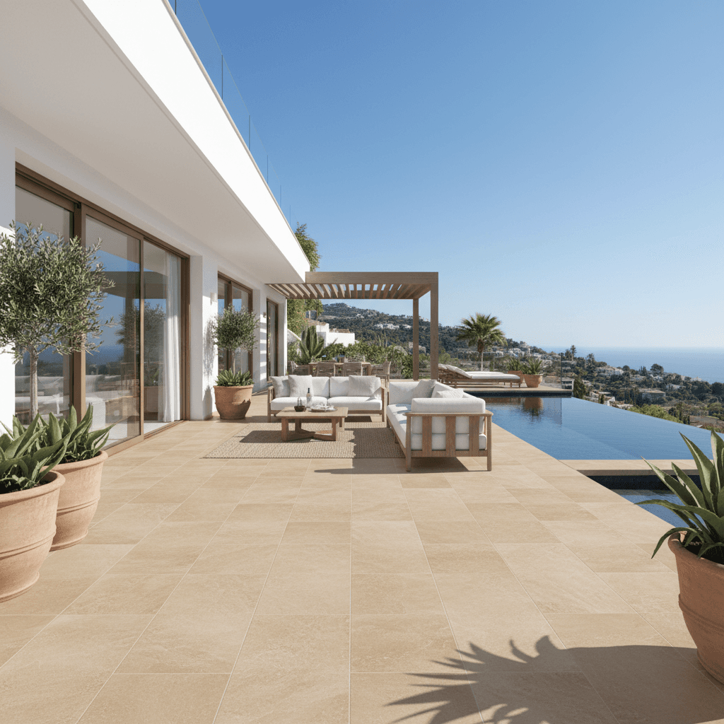 Porcelain Tiles for Outdoor Terraces on the Costa del Sol: The Ultimate Guide