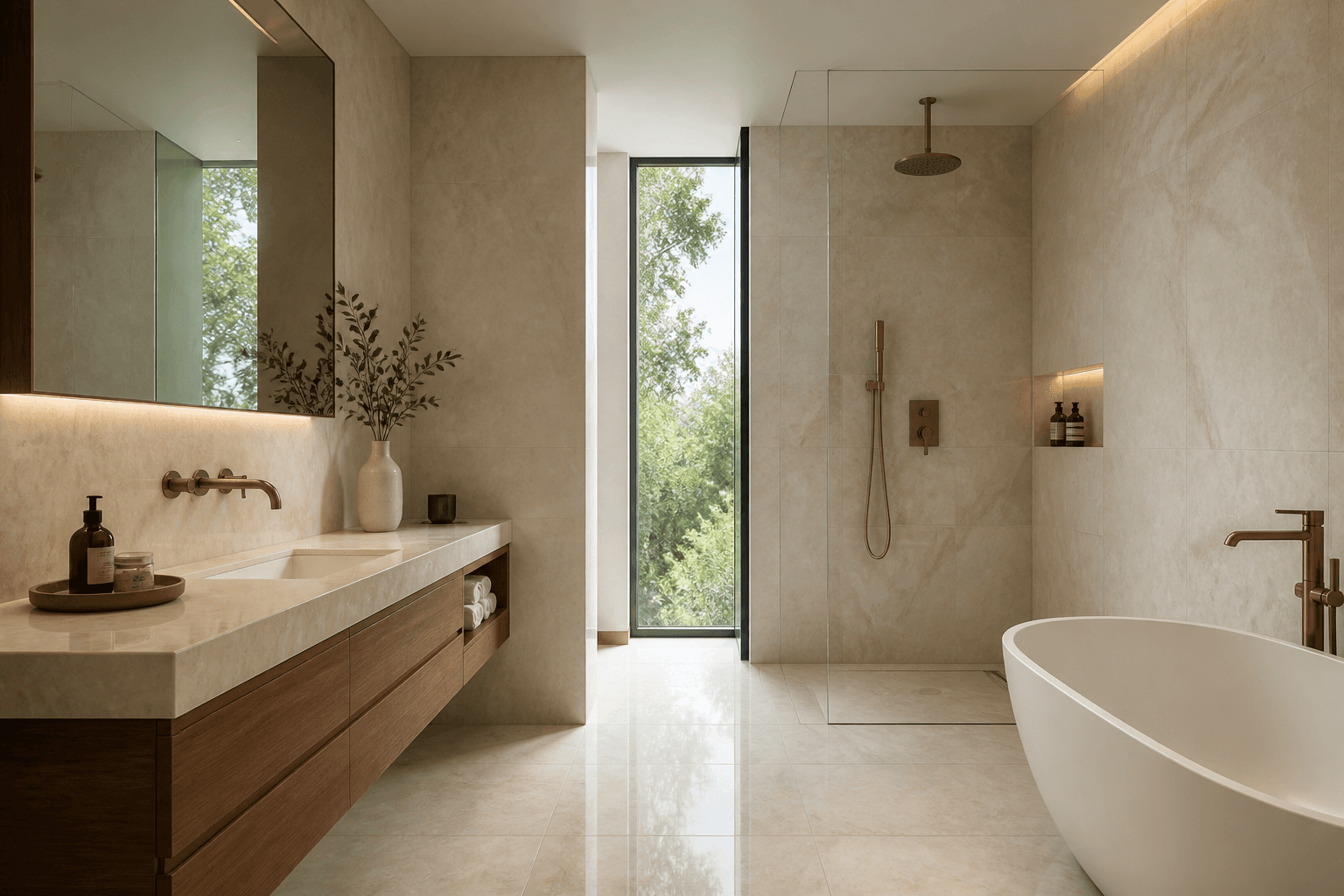 Complete bathroom